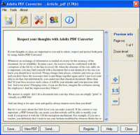 Adolix PDF Converter screenshot