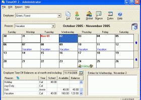 TimeOff screenshot