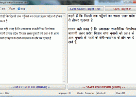 Mangal to Kruti Converter screenshot