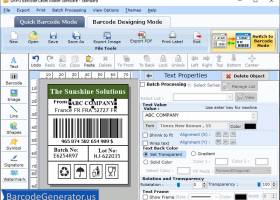 Standard Barcode Making Software screenshot