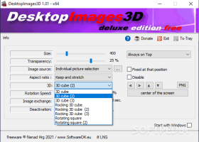 DesktopImages3D screenshot