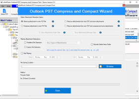 PST Compress and Compact Software screenshot