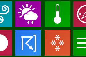 Icons-Land Metro Weather Icon Set screenshot