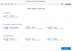 Stellar Data Recovery Professional screenshot