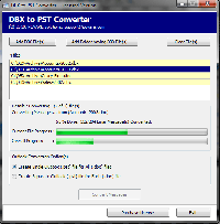 DBX File to PST File Converter screenshot