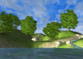 Forest Lake 3D Screensaver screenshot