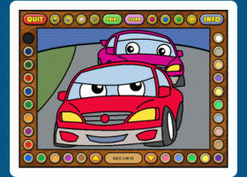 Coloring Book 11: Trucks screenshot