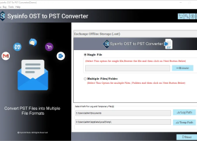 OST to PST Conversion Tool screenshot