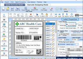 Healthcare Barcode Maker Software screenshot