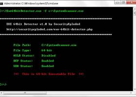 Exe 64bit Detector screenshot