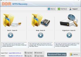 NTFS Partition Data Restore screenshot