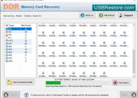 Memory Card Restore Software screenshot