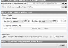 Blogspot Image Downloader screenshot