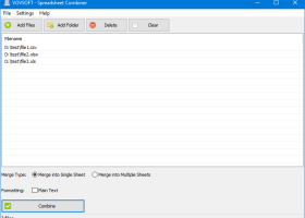 VOVSOFT - Spreadsheet Combiner screenshot