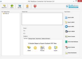 Convert Outlook PST File screenshot