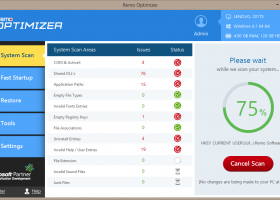 Remo Optimizer screenshot