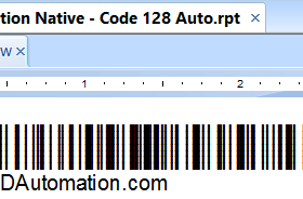 Crystal Reports GS1 Code 128 Generator screenshot