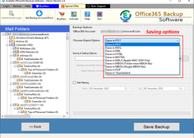 Enstella Office365 Backup Software screenshot