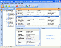 Advanced Phonebook screenshot