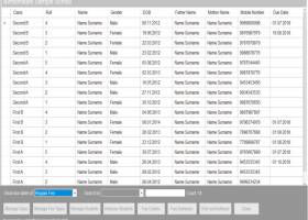 isimSoftware School Fee Software screenshot