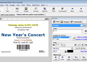 TicketCreator screenshot