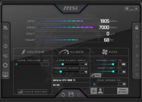 MSI Afterburner screenshot