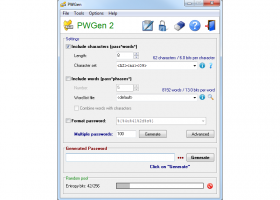PWGen screenshot