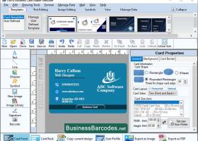 Accessible Business Card Software screenshot