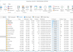 FolderSizes screenshot