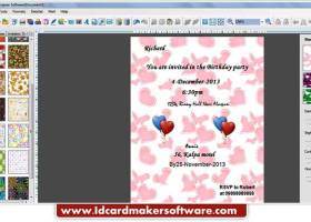 Birthday Card Maker Program screenshot