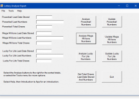 Lottery Analyzer Expert screenshot