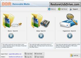 USB Media Data Recovery Software screenshot