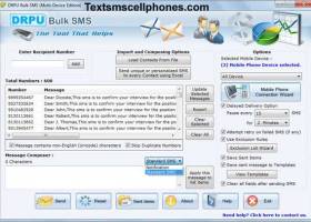 Sending Bulk SMS screenshot