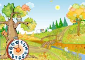 Autumn Clock Screensaver screenshot