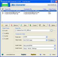 Boilsoft MOV Converter screenshot