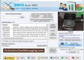 Online Bulk SMS screenshot