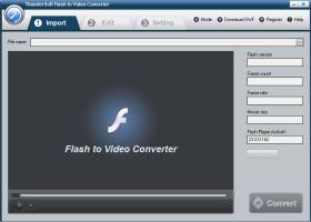 ThunderSoft Flash to Video Converter screenshot