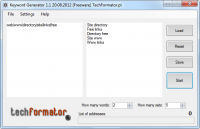 Keyword Generator screenshot