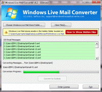 Import Windows Live Mail to Outlook 2010 screenshot