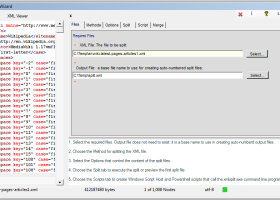 XmlSplit screenshot
