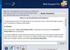 Convert Thunderbird to PST screenshot