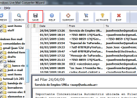 Windows Live Mail Converter Tool screenshot