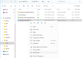 CloudFolder screenshot