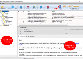 eSoftTools EML to PST Converter screenshot