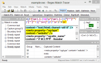 Regex Match Tracer screenshot