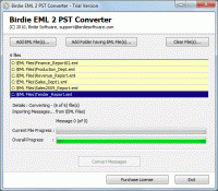 EML till PST Converter screenshot