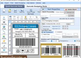 Supply Chain for Distribution Barcode screenshot