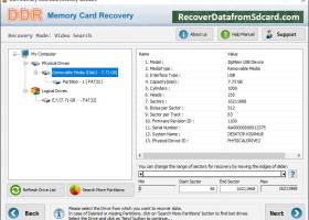 Recover Data from Memory Card screenshot