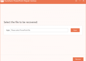 iSunshare PowerPoint Repair Genius screenshot