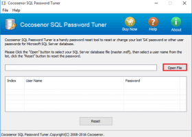 Cocosenor SQL Password Tuner screenshot